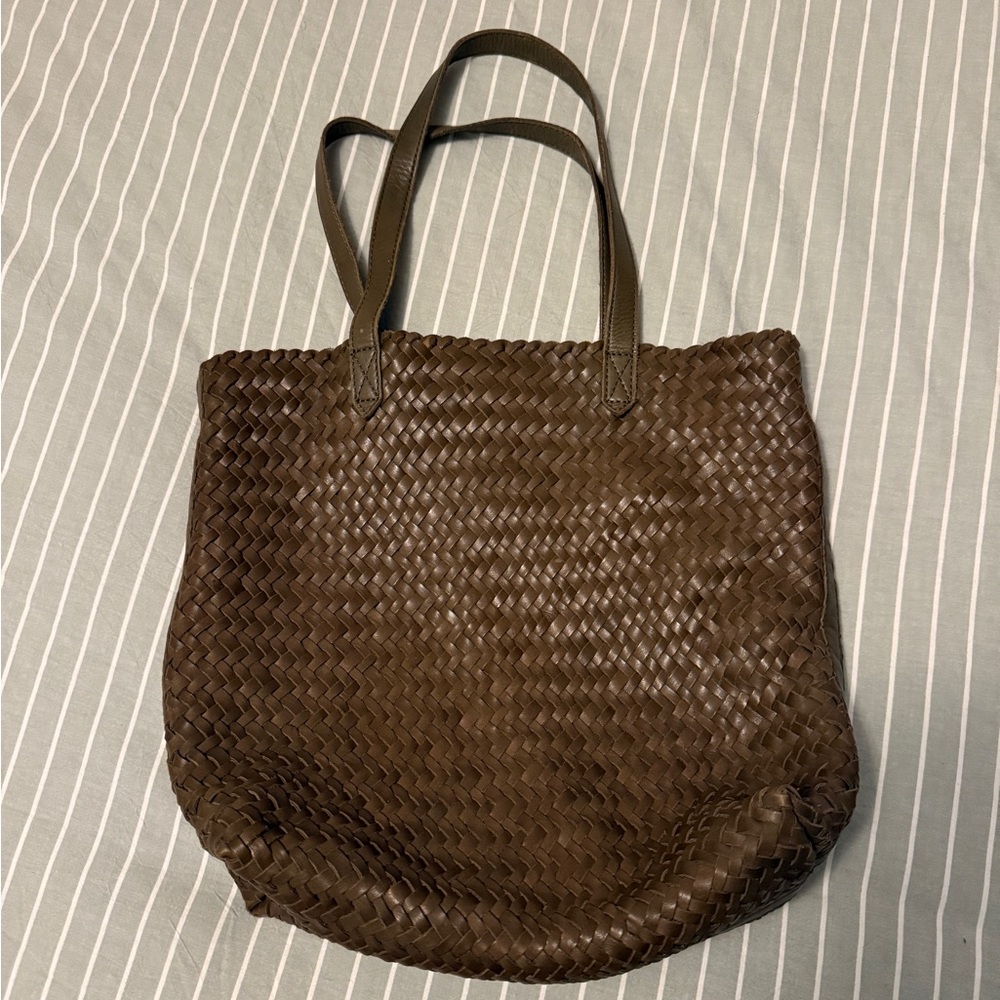 Madewell Medium Woven Transport Tote